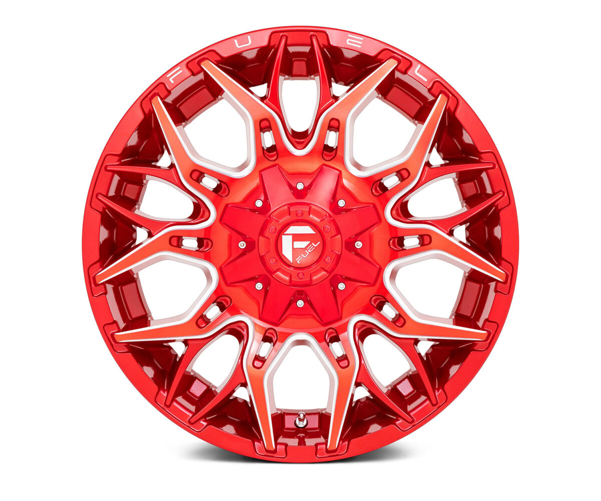 FUEL® – D771 TWITCH 1PC Candy Red with Milled Accents