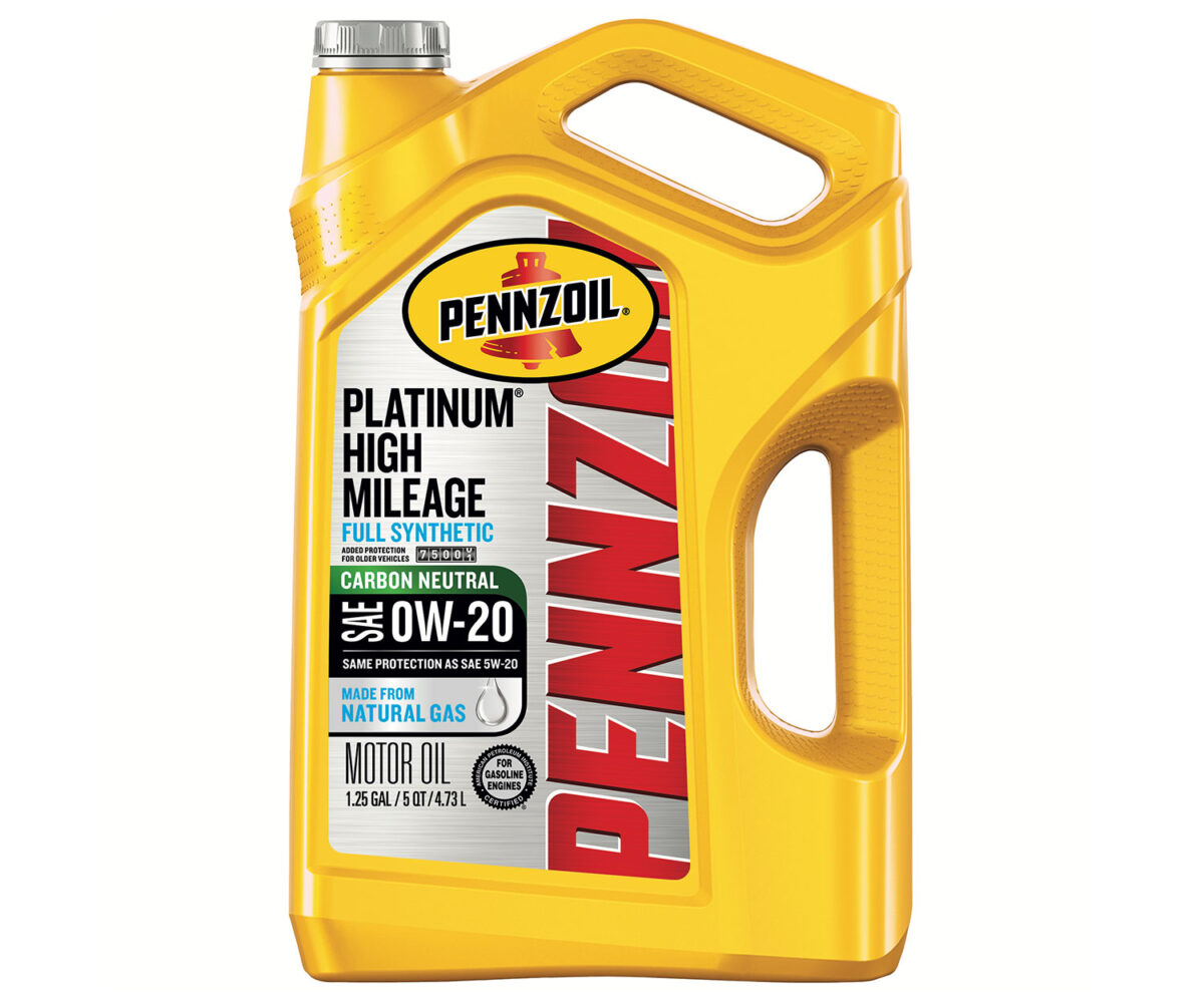 Pennzoil Platinum High Mileage Full Synthetic 0W-20