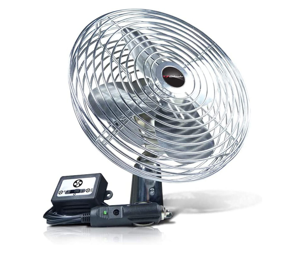 Schumacher 125 Chrome Fan 12V