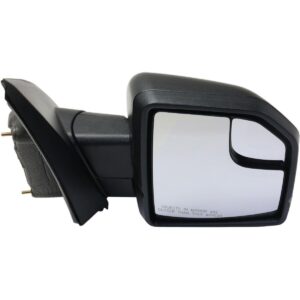 Mirror Passenger Side Ford F150 2015-2020 Power Standard Type Manual Folding Textured , FO1321522