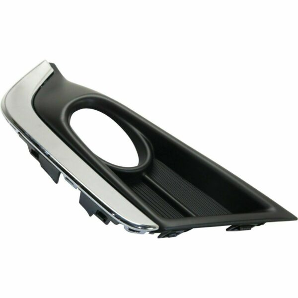 Fog Lamp Bezel Front Passenger Side Honda Crv 2017-2019 Black With Chrome Trim , HO1039135 - Image 3