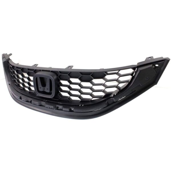 Grille 1.8L Honda Civic Sedan 2013-2015 Textured Lx/Hf/Cng [Natural Gas] Model , HO1200216 - Image 2
