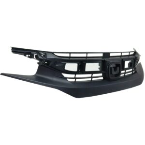 Grille Honda Civic Sedan 2016-2018 Textured Black Exclude Si , HO1200231