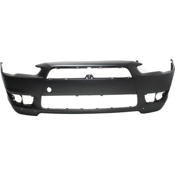 Bumper Front Mitsubishi Lancer 2008-2015 Primed With Spoiler Hole (Gts/Se Models) , MI1000319