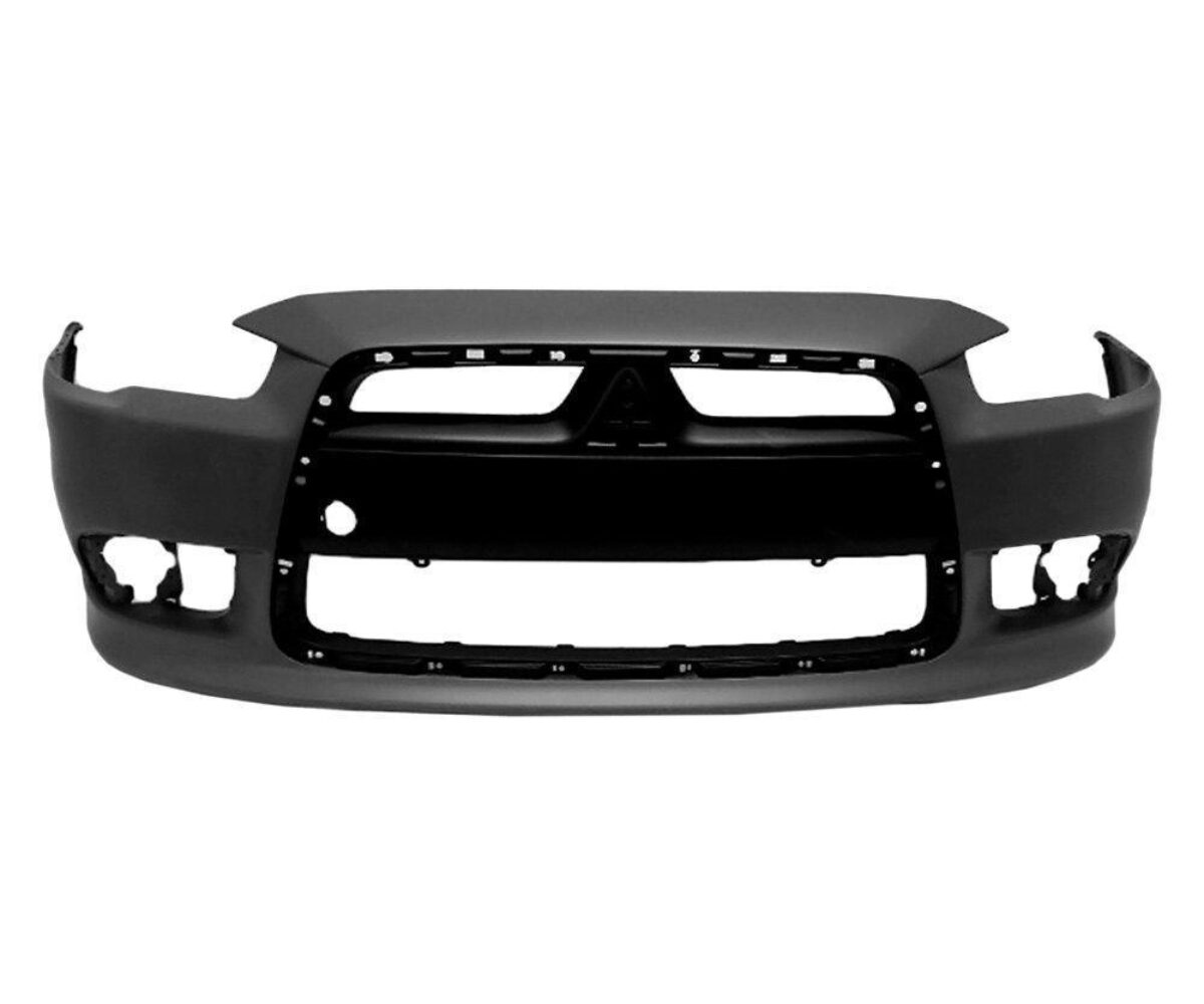 Bumper Front Mitsubishi Lancer 2009-2015 Primed Turbo Ralliart Model , MI1000332