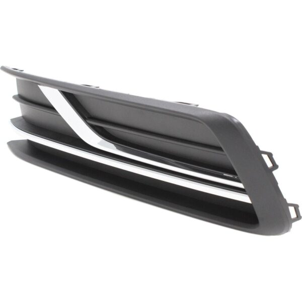 Fog Lamp Cover Front Driver Side Volkswagen Passat 2016-2019 With Chrome Moulding , VW1038145 - Image 3