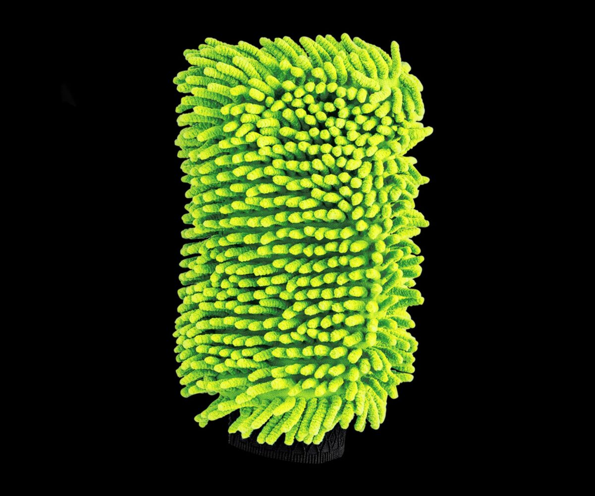 Green Microfiber Wash Mitt