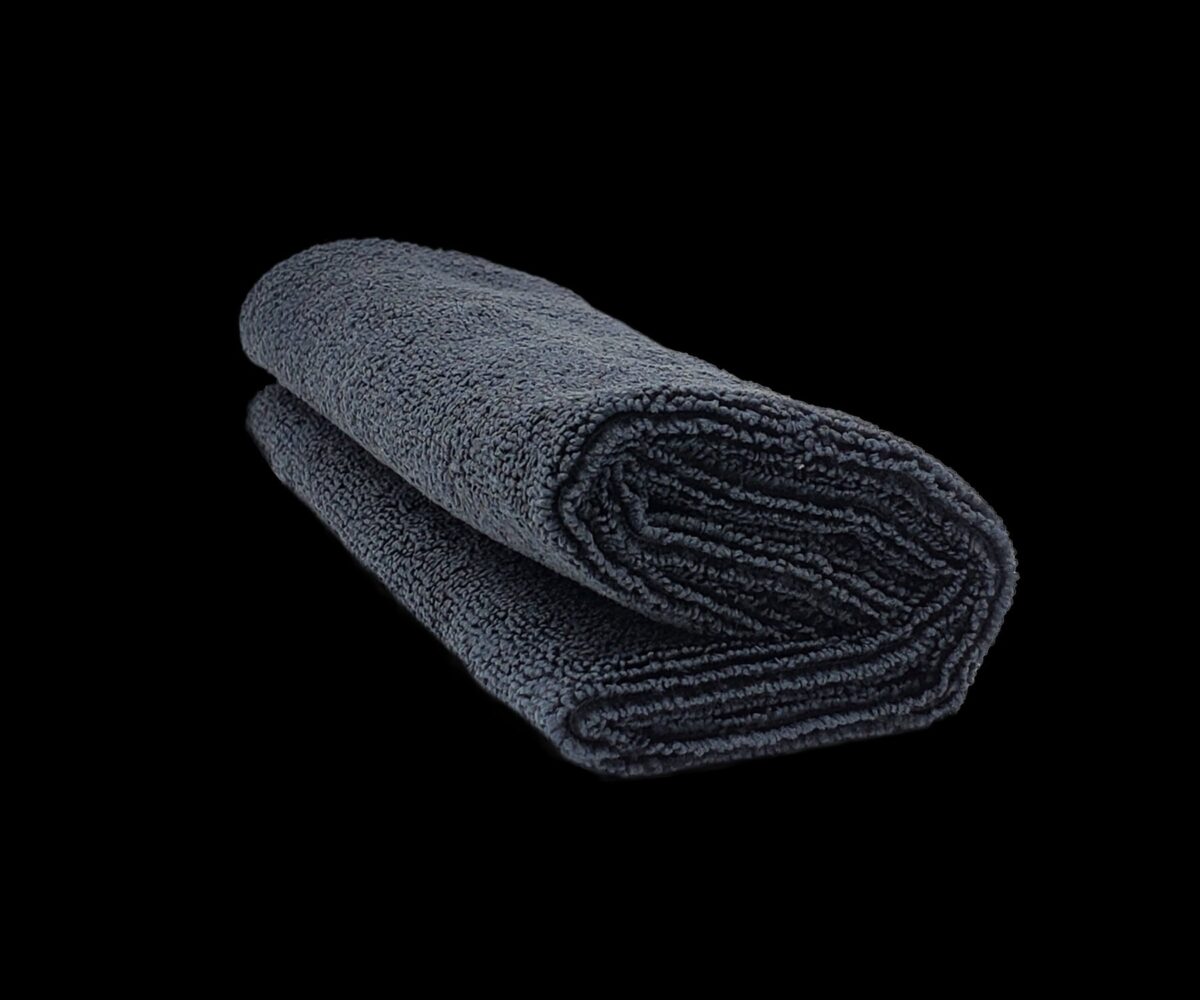 Black Trimless Microfiber Towels