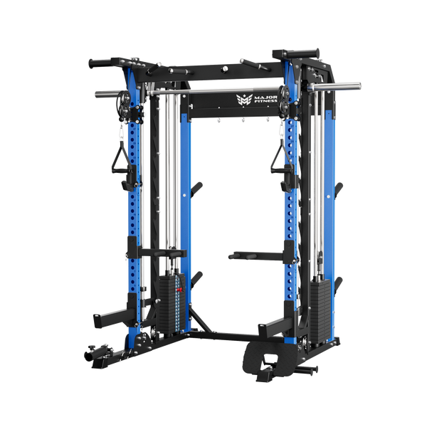 Major Fitness B52 Pro Smith Machine All-in-One Home Gym - Blue
