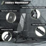 Major Fitness PLT01 Adjustable Weight Bench 1300lb Capacity - Black