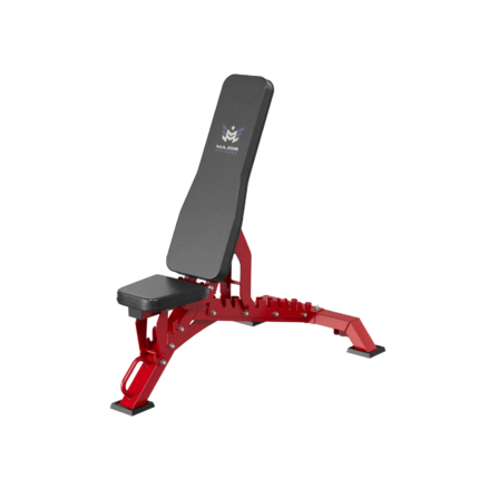 Major Fitness PLT01 Adjustable Weight Bench 1300lb Capacity - Red