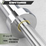 Major Fitness 7ft 20kg Olympic Barbell Home Gym Bar - Silver