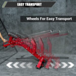 Major Fitness PLT01 Adjustable Weight Bench 1300lb Capacity - Red